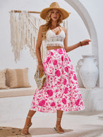 Printed Casual Waisted Maxi Skirts Wholesale Womens Clothing N3824050700078