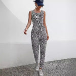 Leopard Print Sleeveless Casual Rompers & Jumpsuit Wholesale Womens Clothing N3824050700110