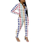 Long Sleeve All Over Print Wholesale Women's Jumpsuits And Rompers N3823111500002