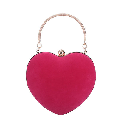 Fashion Peach Heart Shaped Party Clutch Bag Wholesale Womens Clothing