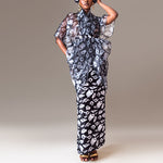 Short Sleeve Printed Loose Belt Dress Wholesale Womens 2 Piece Sets N3823110200073