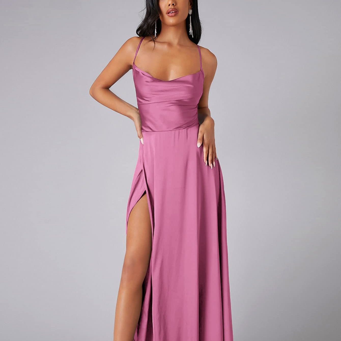 Sexy Backless Waist Sling Maxi Dresses Wholesale Womens Clothing N3823111600009