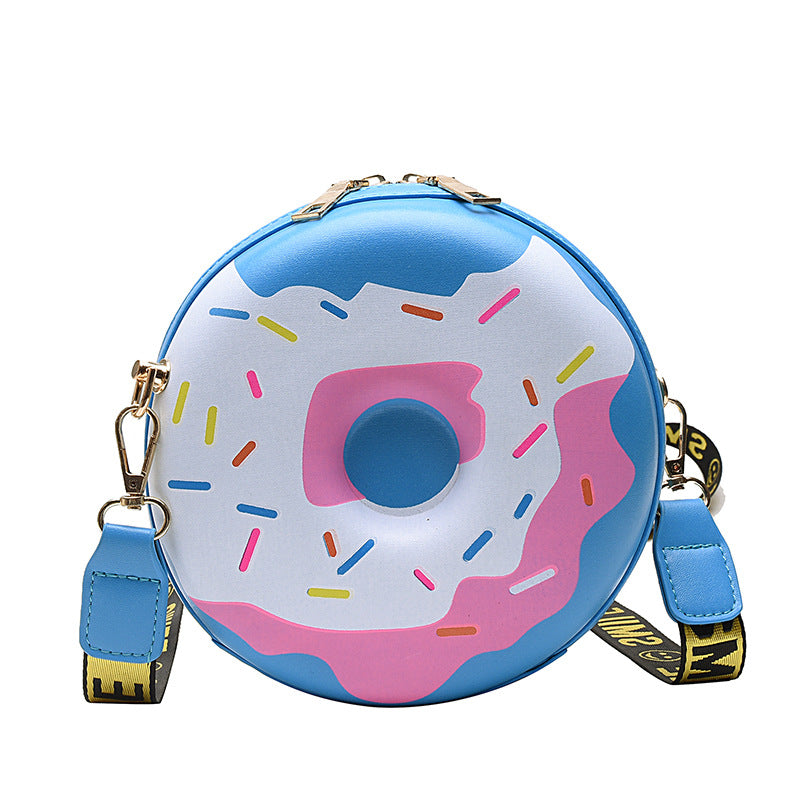 Personalized Donut Small Round Bag Fresh Messenger Bag Wholesale Women'S Clothing