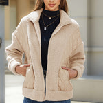 Fashionable Long Sleeve Cardigan Zippered Patchwork Women's Jacket Wholesale Womens Clothing N3823111600015