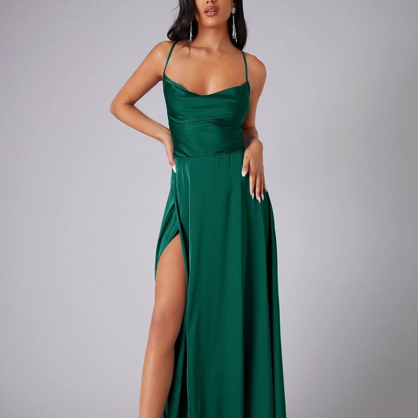 Sexy Backless Waist Sling Maxi Dresses Wholesale Womens Clothing N3823111600009