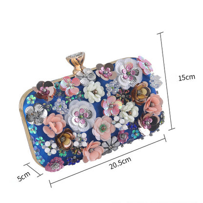 Flower Dinner Handbag Clutch Wholesale Womens Clothing