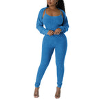 Solid Color Suspender And U-Neck Sexy Tight Jumpsuit Wholesale Womens Clothing N3823111500004