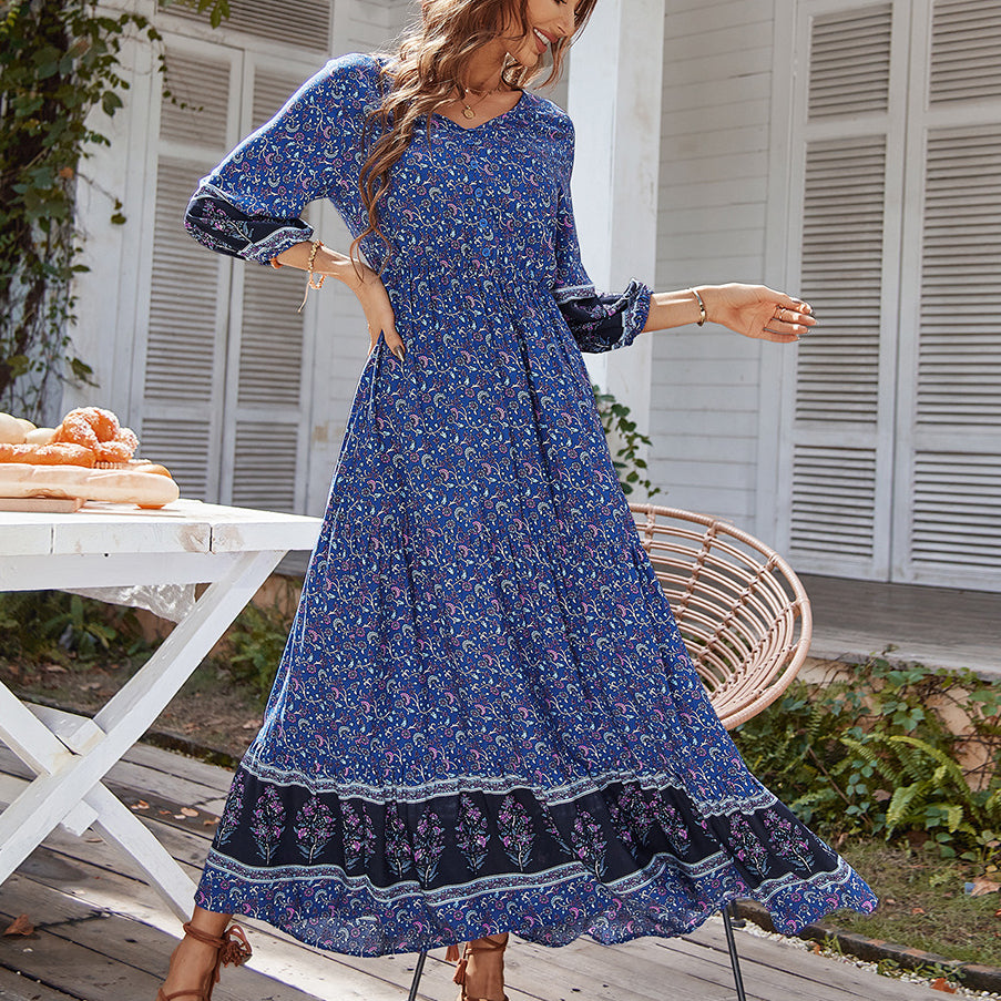 Women's Bohemian Casual Resort Maxi Dresses Wholesale Womens Clothing N3824011000072