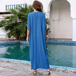Embroidered Resort Loose Plus Size Beach Dresses Wholesale Womens Clothing