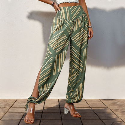 Boho Split Pants Summer Wholesale Womens Clothing N3824062800032