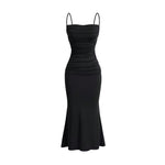 Sexy Collarless Dress High Waist Strap Hip Cover Maxi Dresses Wholesale Womens Clothing N3824052000066