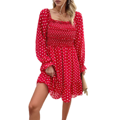 Casual Polka Dot Dresses Wholesale Womens Clothing N3824040100105