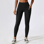 Skinny High Waist Yoga Pants Pocket Sports Leggings Wholesale Womens Clothing N3823122500009