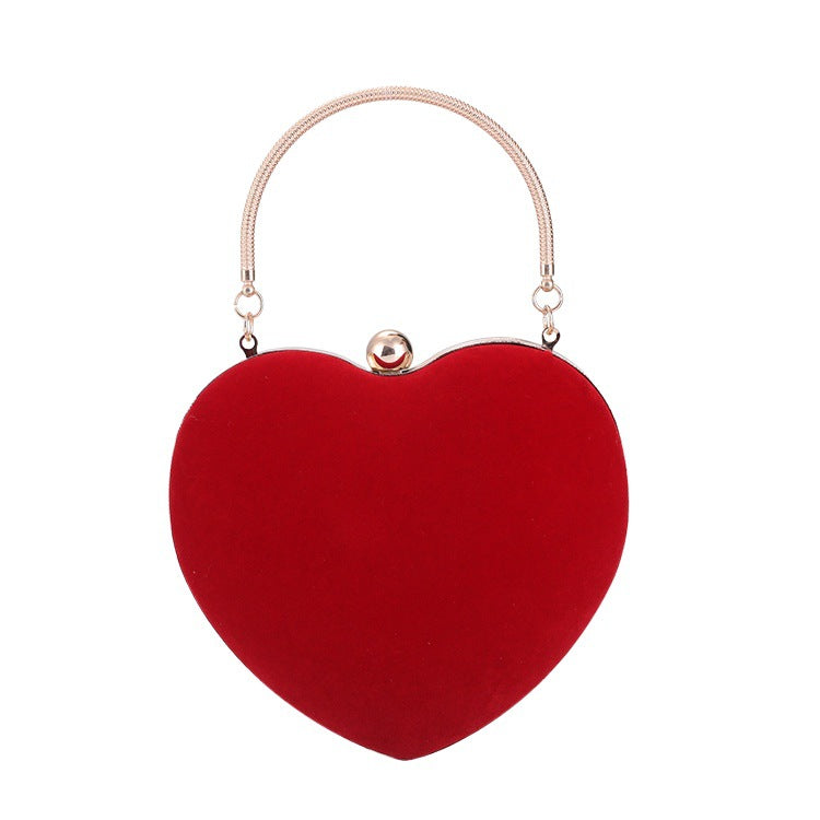 Fashion Peach Heart Shaped Party Clutch Bag Wholesale Womens Clothing