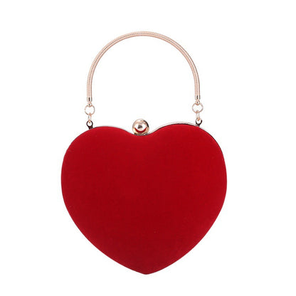 Fashion Peach Heart Shaped Party Clutch Bag Wholesale Womens Clothing