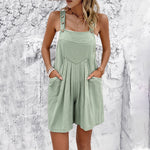 Casual Solid Color Overalls Rompers Wholesale Womens Clothing N3824041200001