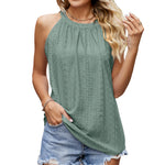 Off-Shoulder Loose Pleated Sleeveless Camisole Top Wholesale Women'S Top