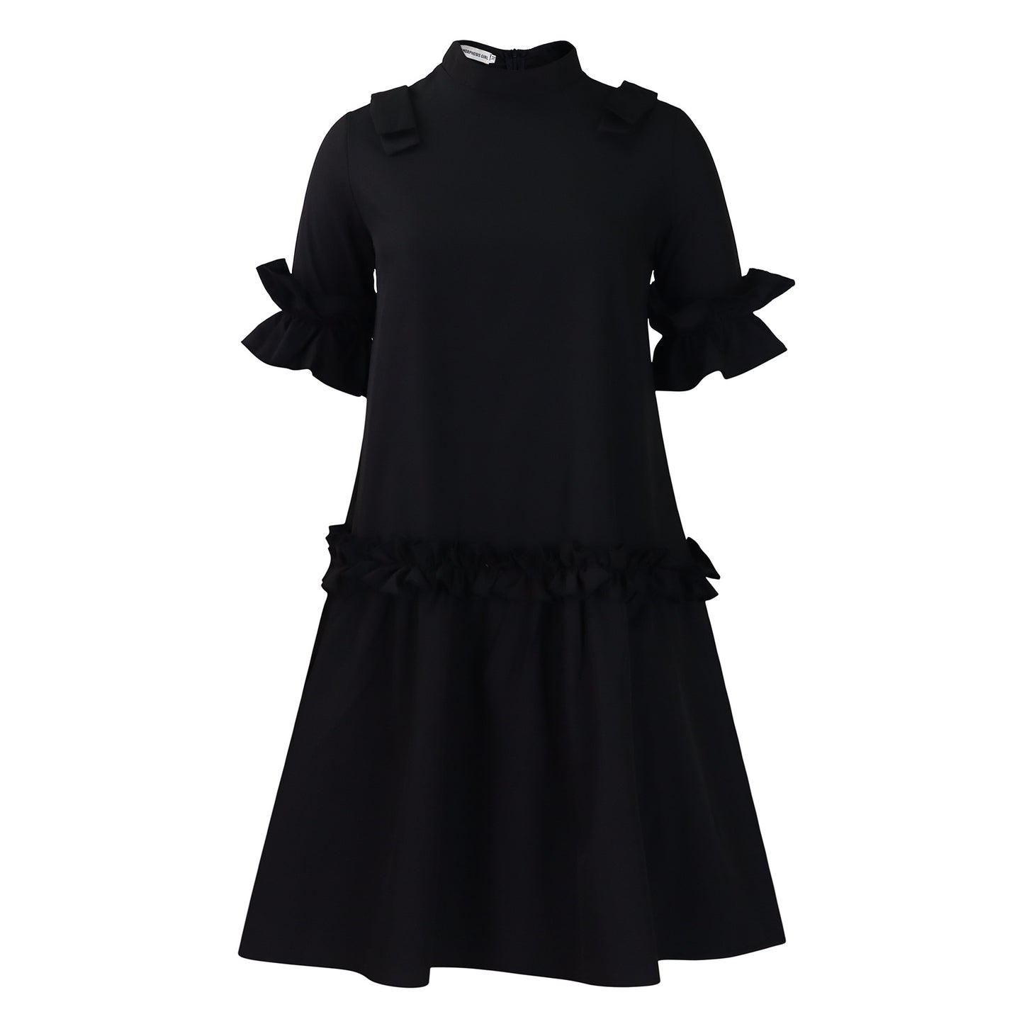 Fashion Solid Color Ruffled A-Line Dresses Wholesale Womens Clothing N3824061200021