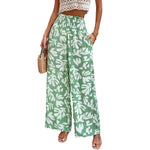 Women's Elegant Printed Loose Straight Pants Wholesale Womens Clothing N3823122900111