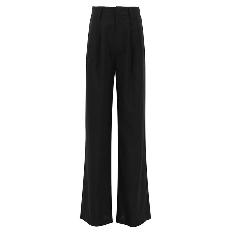Casual High Waisted Floor Dragging Wide Leg Pants Wholesale Womens Clothing