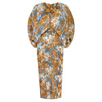 Tie-Dye Fission Print Loose Casual Bat Sleeve Dress Wholesale Womens Clothing N3823082300021