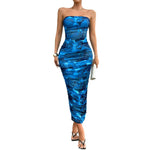 Temperament Sheath Halo Maxi Dresses Wholesale Womens Clothing N3824042900034