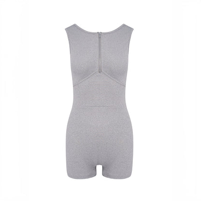 Casual Slim Fit Solid Color Zipper Rompers & Jumpsuit Wholesale Womens Clothing N3824072000212