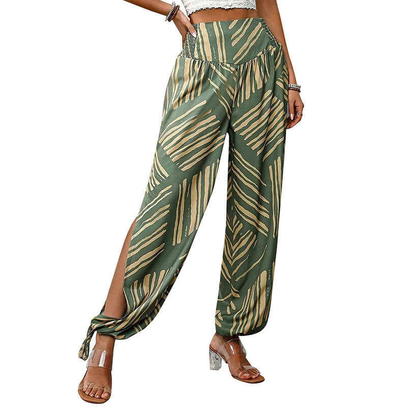 Boho Split Pants Summer Wholesale Womens Clothing N3824062800032