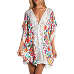 Women's Casual Resort Printed Beach Dresses Swimsuit Cover-ups Wholesale Womens Clothing N3824010500058