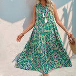 Summer Sleeveless Boho Maxi Dresses Wholesale Womens Clothing N3824062800033