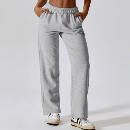 Loose Sweatpants Straight Leg Wide Leg Pants Wholesale Womens Clothing N3823122500008