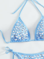 Hot Diamond Crystal Jewelry Tie Beach Bikini Wholesale Women'S Clothing