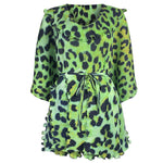 Sexy Leopard Print Waist Slim Short Dresses Wholesale Dresses