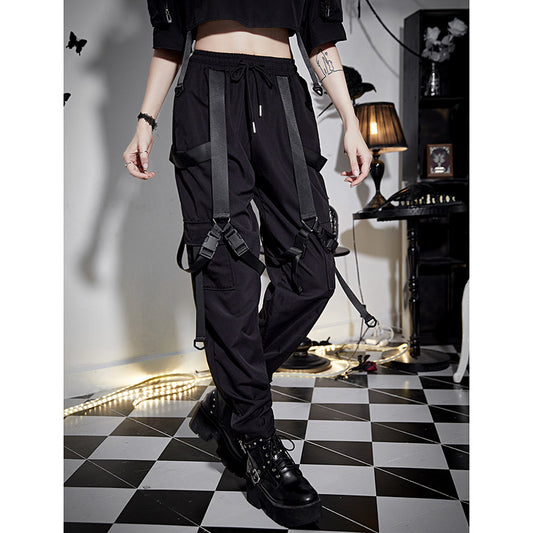 Designer Punk Workwear Slim Fit Casual Pants Wholesale Womens Clothing