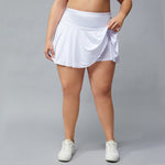Wholesale Plus Size Womens Clothing Anti-Light Breathable Sports Shorts Pleated Skirt