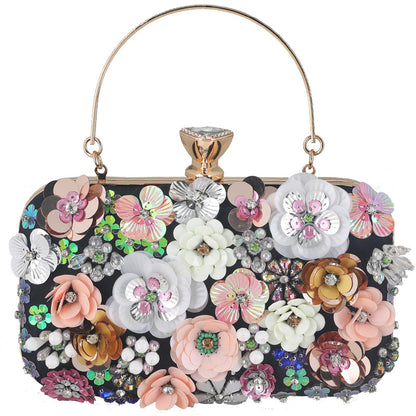 Flower Dinner Handbag Clutch Wholesale Womens Clothing