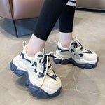 Platform Casual Round Toe Lace-Up Sneakers Wholesale Women'S Clothing
