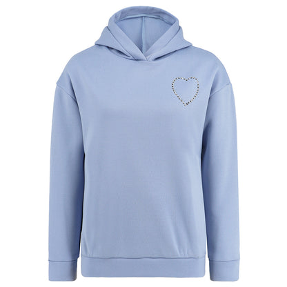 Back Heart Hollow Hoodie Long Sleeve Hooded Sweatshirts Wholesale Womens Clothing N3824062100036