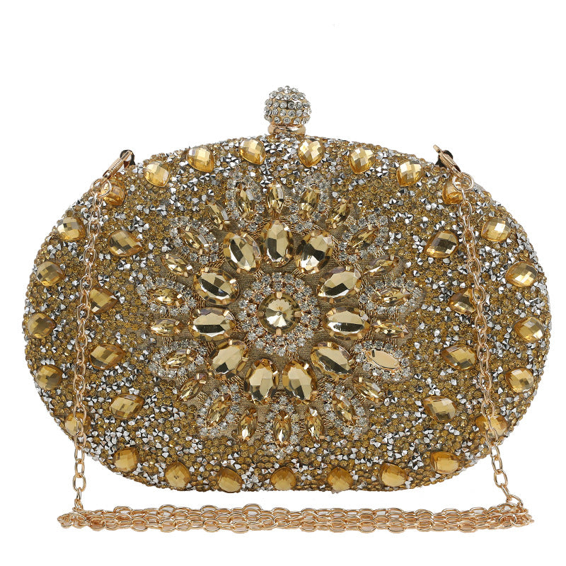 Sunflower Diamond Evening Bag Handbag Wholesale Womens Clothing