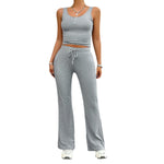 Casual Solid Color Slim Fit Vest Set Wholesale Womens Clothing N3824042900035
