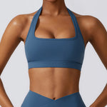 Halterneck Yoga Sports Bra Fitness Tank Top Wholesale Womens Clothing N3823122500005