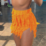 All-Match Sexy High Waist Solid Color Slit Skirt Wholesale Women'S Bottom