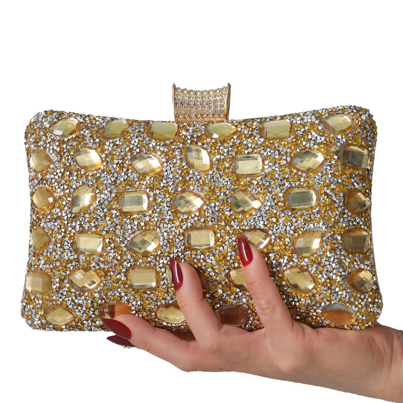 Exquisite Diamond Clutch Bag Dress Evening Bag Wholesale Womens Clothing