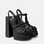 High Heels Women's Thick Heel Roman Sandals Wholesale N3823111100016