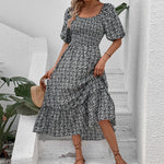 Floral Vintage Elegant Dress Wholesale Womens Clothing N3824022600080