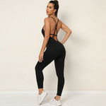 Tight Backless Suspenders Sports Running Fitness Yoga Jumpsuit Wholesale Womens Clothing