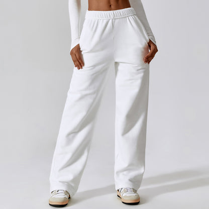 Loose Sweatpants Straight Leg Wide Leg Pants Wholesale Womens Clothing N3823122500008