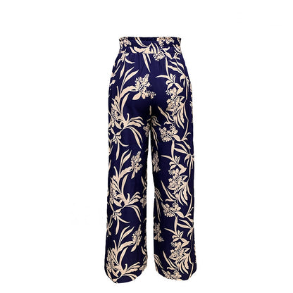 Fashion Casual Printed Straight Pants Wholesale Womens Clothing N3824080500024