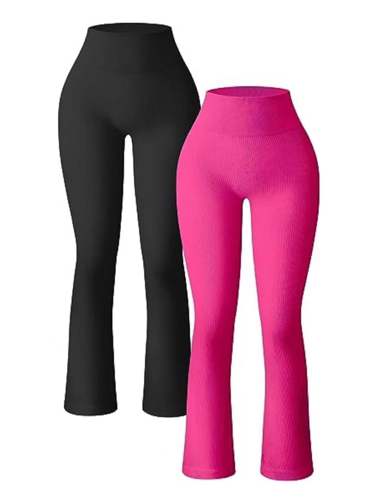 Athleisure Yoga Pants Ribbed High Waist Flare Pants Wholesale Womens Clothing N3823112200039