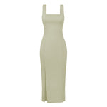 Simple Sling Slit Temperament Elegant Dress Wholesale Dresses N4623050400032